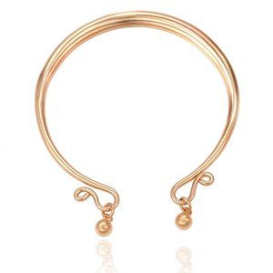 Simple 18KGP Bangle Bracelet